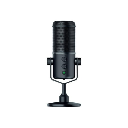 Razer Seiren Elite: Single Dynamic Capsule - Built-In High-Pass Filter - Digital/Analog Limiter - Professional Grade Streaming Microphone