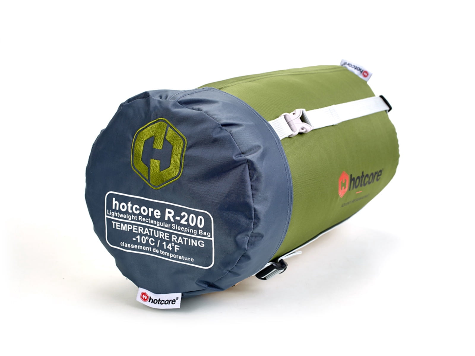 Hotcore  Sleeping Bag, Green, 90in x 34in