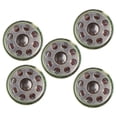 thumbnail image 1 of Miulika 5 Pcs Haut-Parleur Rond Fin Petit Haut-Parleur Trompette 32ohm 2mw3mw 4.0mm x 10mm, 1 of 3