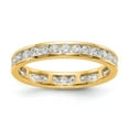 thumbnail image 2 of 14k Yellow Gold Channel Set Diamond Eternity Wedding Band Anniversary Ring Size 4 - 1 Ct., 2 of 5