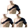 thumbnail image 2 of Bearachild Soporte de hombro Ajustable Reemplazo térmico Compresión Sudor Absorbente Soporte Protector Suministros de salud Negro Type1 NO1, 2 of 6