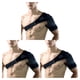 thumbnail image 1 of Goma hombro Inteprter Brace transpirable doble capa ajustable hombres mujeres soporte de compresión Negro Type1 NO1, 1 of 6