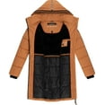 thumbnail image 6 of Marikoo Women's Winter Coat with Hood - Quilted, Long Puffer Jacket - Thigh-Length - Armasa, 6 of 9