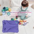 thumbnail image 3 of GSFY Case for iPad Air 11 Inch 6th Gen (M2) 2024, Light EVA 360 Degree Airplane Kickstand Shockproof Pencil Holder Case for iPad Air 11 6th/ iPad Air 10.9 4th&5th/ iPad Pro 11 2018-2022, Purple, 3 of 8