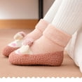 thumbnail image 4 of IROINNID Infant Baby Winter Cotton Footwear Plush Warm Shoes And Socks Kids Indoor Walking Shoes, Size 3M-3Y, 4 of 6