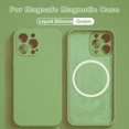 thumbnail image 1 of Funda magnética Original Magsafe para Apple iPhone 13 12 11 14 Pro Max Plus, cubierta de silicona de carga inalámbrica 13 12 Mini X XR XS, 1 of 4
