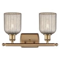 thumbnail image 2 of 516-2W-BB-G559-5ME Innovations Lighting Bridal Veil - 2 Light Bath Vanity-10 Inch Tall and 15 Inch Wide-Brushed Brass Finish-Mercury Glass Color, 2 of 3