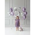 thumbnail image 4 of 2Bunnies Girls’ Vintage Lace Pom Pom Trim Flutter Sleeve Party Dress, 4 of 6