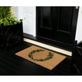 thumbnail image 4 of Momeni Erin Gates by  Park Holiday Doormat 1'6" X 2'6" - 1'6" X 2'6" Wreath, 4 of 5