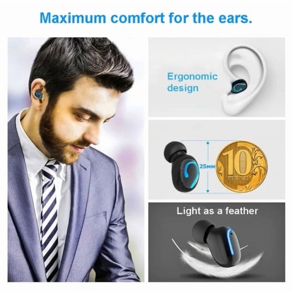 TWS Headphones for Google Pixel Fold - Wireless Earbuds Earphones True Wireless Stereo Headset Hands-free Mic for Pixel Fold