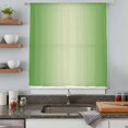thumbnail image 5 of Spring Green Ombre Sheer Curtains 54 Inches Long, Modern Gradient Abstract Art Light Filering Curtains, Breathable Simi Curtain Privacy Drapes for Kitchen Bathroom Lightweight Small Window Treatment, 5 of 9