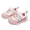 Pink, variant on Toddler Sneakers Hook and Loop Rubber Bump Toe Non Slip Flexible Walking Shoes for Boys Girls