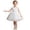 G10-White, variant on Rhuody Girls Dress Sleeveless Flower Girl Dress A Line Party Gown With Satin Bodice And Skirt For Dressy Events Charm Playsuit