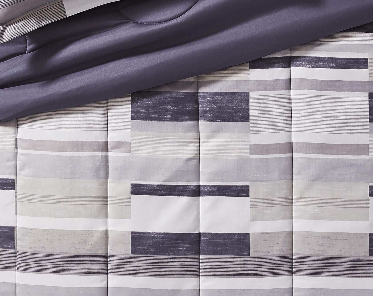 Ensemble d'edredon Imprime de Mainstays 1 place-2 morceaux 2 places/grand- 3 morceaux