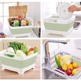 thumbnail image 6 of NexTone 9L (2.4Gal) Dish Basin Collapsible with Drain Plug Carry Handles,Kitchen Storage Tray Dish Wash Basin, Portable Dish Tub, Foldable Dishpan for Camping,RV,Gray, 6 of 7