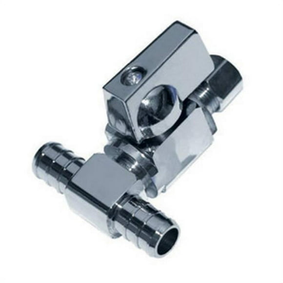 Waterline 7118524 0.5 in. PEX x 0.25 in. Compression Valve
