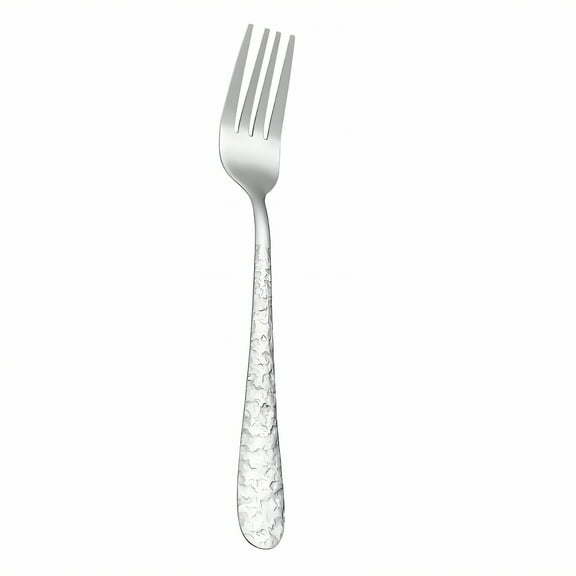 ACDANC Forks Stainless Steel,Stainless Steel Salad Forks,Hammer Texture Watermelon Fork,Style1