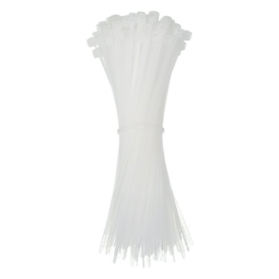Uxcell Zip Ties Self-Locking Nylon Wire Cable Ties for Home Office Garden Workshop White 4 Inch x 1.8 mm