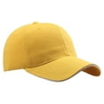 thumbnail image 1 of fastboy Cotton Baseball Cap Neutral Summer Visor Hat Outdoor Man Woman Cap Accessories, Yellow, 1 of 7