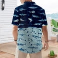 thumbnail image 4 of jowamay Men Hawaiian Shirt Palm Tree Floral Short Sleeve Button Down Tropical Shirt Trendy Clothes for Vacation, 4 of 8
