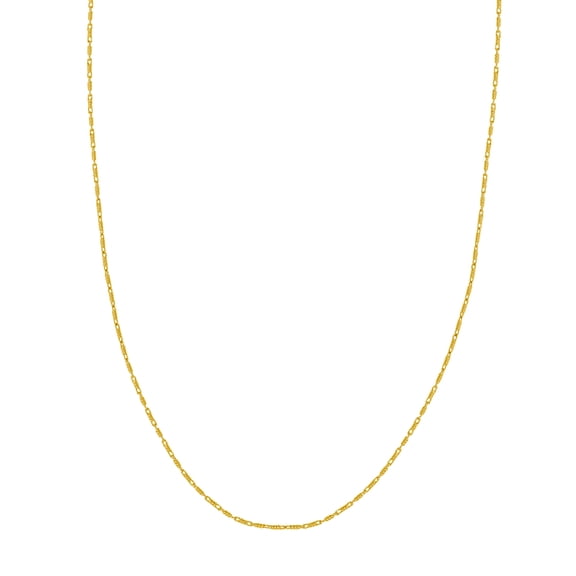 14k Yellow Gold 0.95mm Lumacina Lobster Lock Closure 16 Inch Pendant Necklace for Women