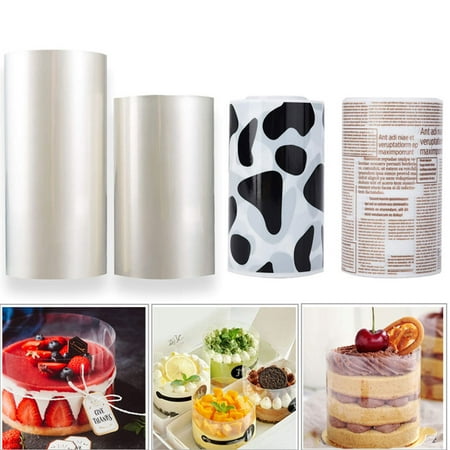 

tooloflife Cake Collar for Chocolate Mousse Baking Cake Chocolate Candy Decorating Size 6cm/8cm