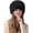 Black, variant on Women's Winter Cossack Hat Russian Style Long Pile Faux Fur