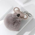 thumbnail image 5 of Furry Koala and Pompom Ball Keychain - Cute Animal Themed Keyring for Women and Girls, 5 of 7