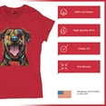 thumbnail image 4 of Tee Hunt My Favorite Breed is The One in Need T-Shirt Dean Russo Dog Women's T-Shirt Tee, Red, Medium, 4 of 5
