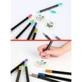 WINDLAND Double Sided Edible Food Coloring Marker Line Drawing Metal Pen for DIY Cookie