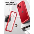 thumbnail image 5 of SUPCASE Unicorn Beetle Style Series Case for iPhone 13 (2021 Release) 6.1 Inch, Premium Hybrid Protective Clear Case (Red), 5 of 8