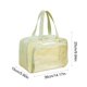 thumbnail image 3 of Bolsa de almacenamiento de viaje para artículos de aseo, impermeable, con separación para artículos húmedos y secos, bolsa de cosméticos portátil de PVC para gimnasio, deportes y viajes, estuche de, 3 of 6