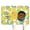 Yellow Fruit, variant on Rainbow Leopard Print Pet Mat - Colorful Cheetah Texture Feeding Placemat - Waterproof & Stain-Resistant - Soft on Pet Paws