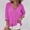 Hot Pink, variant on SROBPTY Womens Fall Top, Long Sleeve Shirts for Women, Women's Fashion Comfortable Casual V Neck Long Sleeve Solid T-shirt Blouse Beige,XXL