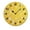 FFclock178, variant on ZXCXRQFa Watercolor Yellow Green Lemon Leaves Clock Home Decor Round Wood 10 Inch Wall Clocks Non Ticking Silent Clock Art for Living Room Kitchen Bedroom Decorative