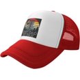 thumbnail image 3 of Hats, Best Dad by Par Dad Disc Golf Trucker Hat Mesh Baseball Cap,Sun Cap for Men Women Dad Hat Black, 3 of 8