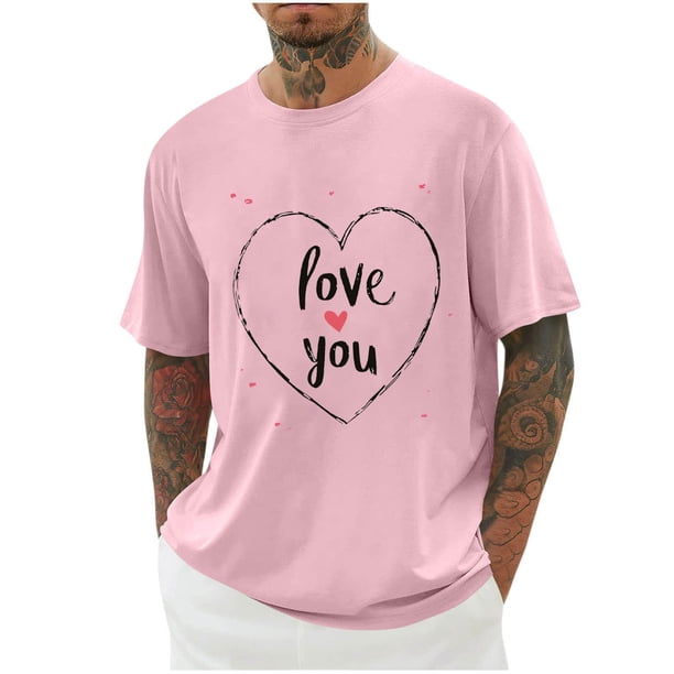 Camisas de Manga Larga para Hombres Imprimir Casual Cuello Redondo Blusa de Manga Corta, Camisas de Lino para Hombres
