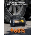 thumbnail image 5 of AstroAI H2 Tire Inflator Portable Air Compressor Tire Pumps, 150PSI, 12 DC Auto Pump with Digital Pressure Gauge, Emergency LED, 5 of 11