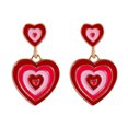 thumbnail image 1 of Pendientes de goteo de amor Minnieouse joyería de moda dorado rojo, 1 of 6