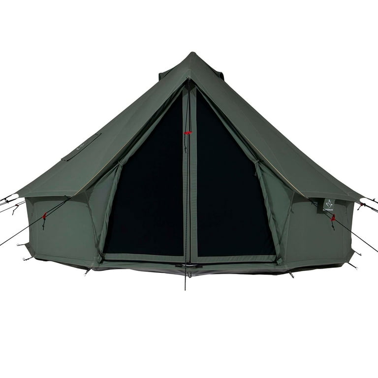 WHITEDUCK 13' Regatta Canvas Bell Tent, Waterproof, Stove Jack