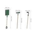 thumbnail image 2 of Mobutofu 2Sets Simulation House Toys Mini Farm Tools Alloy Wear Resistant Desktop Miniature Stuff, 2 of 8