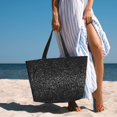 thumbnail image 5 of Rocae Black And White Dotted for Large Women's Waterproof Beach Bag Tote with 7 Pockets Pool Bag for Travel Gym Vacation, 5 of 6
