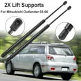 thumbnail image 2 of FOR MITSUBISHI OUTLANDER 2003-2006 REAR TAILGATE BOOT TRUNK GAS STRUTS SUPPORT, 2 of 8