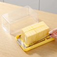 thumbnail image 6 of Butter Cutting Box with Lid Butter Slicer Cutting Plate Butter Container Butter Storage Butter Bowl Large, 6 of 7