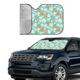 thumbnail image 4 of Bingfone Cute Sloth on Floral Tree Car Windshield Sunshade,Sun Foldable Sun Shield Sun Visor for Car - Small, 4 of 9