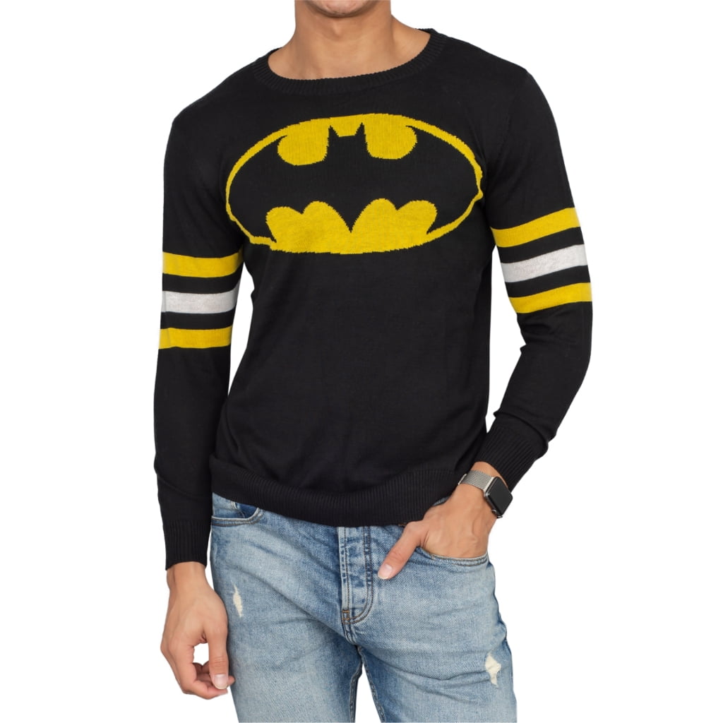 Batman Logo DC Comics Adult Knit Pullover Sweater 