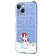 thumbnail image 3 of Christmas Design Case for iPhone 15 Plus, Cute Merry Christmas Pattern TPU Clear Shockproof Protective Lightweight Anti-Scratch Ultra Slim Wireless Charging Women Girls Cover, Christmas Snowman, 3 of 9