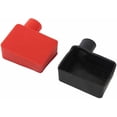 thumbnail image 3 of HUGFEGWE 2PCS Car Battery Pole Cover, PVC Rubber Battery Pole Cover Battery Terminal Cover Positive and Negative Terminal Cover Insulation Protective Cap Battery Terminal Insulating CJ25311-3427, 3 of 4
