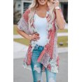 thumbnail image 1 of ABPHQTO Kimono con estampado animal floral de rosa salvaje para mujer, 1 of 5