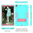 thumbnail image 2 of Goldcherry For Galaxy Tab A 10.1 Case,Hybrid Shockproof Rugged Anti-Impact Drop Protection Built with Kickstand For Samsung Galaxy Tab A 10.1 SM-T510 / SM-T515 Tablet(Mint Green/Pink), 2 of 6